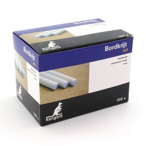 Afbeelding van Kangaro bordkrijt | wit | 100 stuks