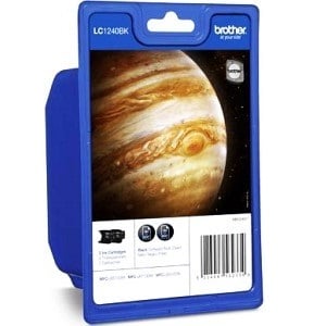 Afbeelding van Brother LC-1240 inktcartridge zwart 2 stuks (origineel)
