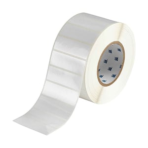 Afbeelding van Brady THT-18-533-3 label verwijderbaar polyester glanzend wit 76,20 x 25,40 mm (origineel)