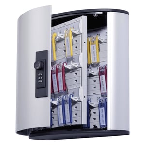 Afbeelding van Durable 196623 sleutelkast met codeslot | aluminium | zilvergrijs | voor 36 sleutels