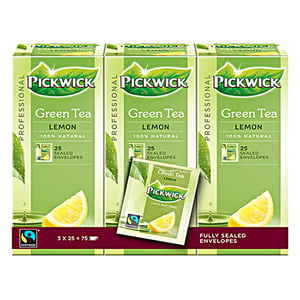 Afbeelding van Pickwick Professional Green Tea Lemon | 3 x 25 stuks