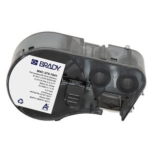 Afbeelding van Brady M4C-375-7641 tape krimpkous zwart op wit | 16,4 mm x 2,13 m (origineel)