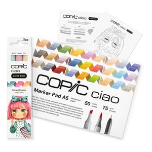 Afbeelding van Copic Ciao Layer & Mix 3D starterset | Manga Vibrant | 5 stuks