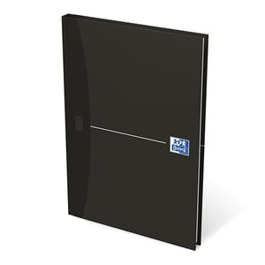 Afbeelding van Oxford 100100745 Smart Black gebonden boek | A5 | gelinieerd | karton | zwart | 96 vel