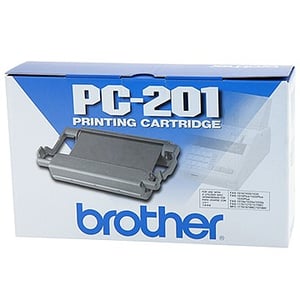 Afbeelding van Brother PC-201 printcassette met donorrol (origineel)