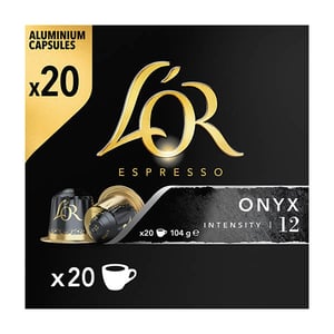 Afbeelding van L'OR Espresso Onyx koffiecups | 20 stuks