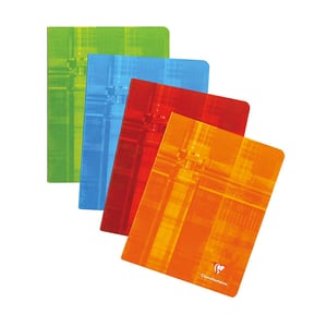 Afbeelding van Clairefontaine schrift assorti | A5+ | gelinieerd | diverse kleuren | 36 vel | 10 stuks