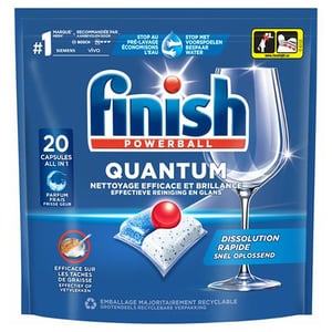 Afbeelding van Finish Quantum vaatwastabletten | Regular | 20 stuks