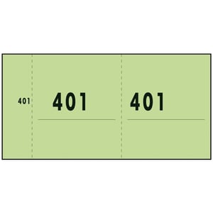 Afbeelding van Sigel Expres nummerblok | 1-1000 | groen | 10 blokjes à 100 vel