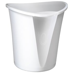 Afbeelding van Leitz 5204 Allura afvalbak | papiermand | wit | 18 liter