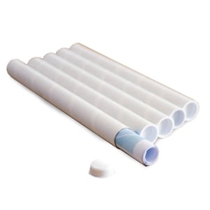 Afbeelding van Raadhuis verzendkoker | A3 | karton | wit | 5 stuks