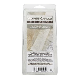 Afbeelding van Yankee Candle Home Inspiration Wax Melts | White Linen & Lace | 75 g