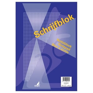 Afbeelding van Kangaro schrijfblok K-5514 | A4 | geruit 5mm | 60gr. | 100 vel