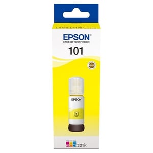 Afbeelding van Epson 101 inktfles geel (origineel)
