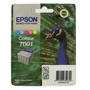 Afbeelding van Epson T001 inktcartridge kleur (origineel)