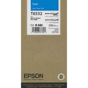 Afbeelding van Epson T6532 inktcartridge cyaan (origineel)