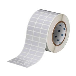 Afbeelding van Brady THT-5-413-10 label polyester mat zilver 25,40 x 12,70 mm (origineel)