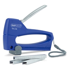 Afbeelding van Rapesco 0955 T8-Lite tacker | staal | blauw | incl. 300 nietjes