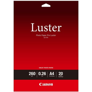 Afbeelding van Canon LU-101 luster fotopapier | glanzend | A4 | 260 gr. | 20 vel