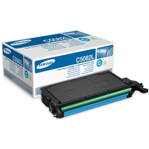 Afbeelding van Samsung CLT-C5082L toner cartridge cyaan hoge capaciteit (origineel)