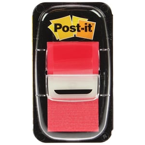Afbeelding van 3M Post-it index | rood | 25,4mm x 43,2mm | 50 tabs