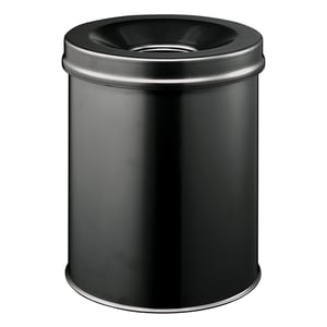 Afbeelding van Durable SAFE vuilnisbak | metaal | zwart | 15 liter