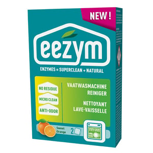 Afbeelding van Eezym waatwasmachine reiniger Sweet Orange | 125 gram | 2 zakjes