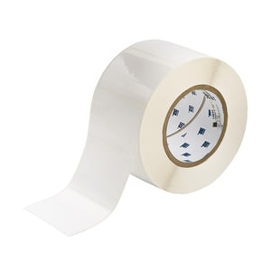 Afbeelding van Brady THT-19-483-1 label polyester glanzend wit 76,20 mm x 50,80 mm (origineel)