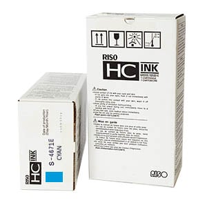 Afbeelding van Riso S-4671E inktcartridge cyaan (origineel)