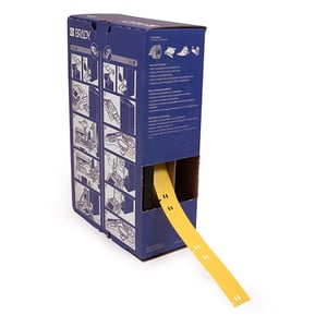 Afbeelding van Brady BM-10x75-7643-YL polyurethaan tags geel | 10 mm x 75 mm (origineel)