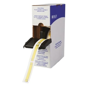 Afbeelding van Brady BM71H-3-7643-YL draad- en kabellabels geel | 75,00 mm x 25,00 m (origineel)