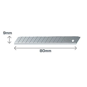 Afbeelding van Olfa AB-10 reserve afbreekmes | 9 mm | 10 stuks