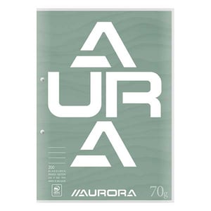 Afbeelding van Aurora D102CDT/G cursusblok | A4 | gelinieerd | 70 gr. | 100 vel | groen