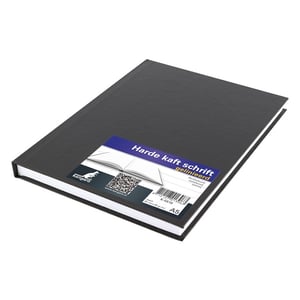 Afbeelding van Kangaro gebonden boek K-5519 | A5 | gelinieerd | zwart | 80 vel
