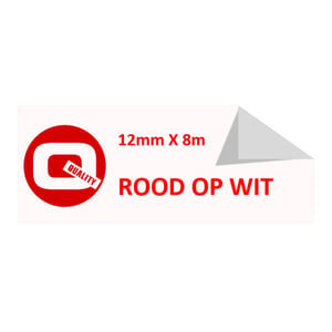 Afbeelding van Brother TZe-232 tape rood op wit 12mm x 8m (huismerk)