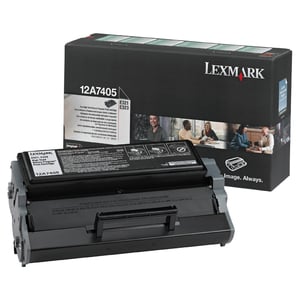 Afbeelding van Lexmark 12A7405 toner cartridge zwart hoge capaciteit (origineel)