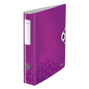 Afbeelding van Leitz 1107 Active WOW ordner | A4 | plastic | paars metallic | 50mm