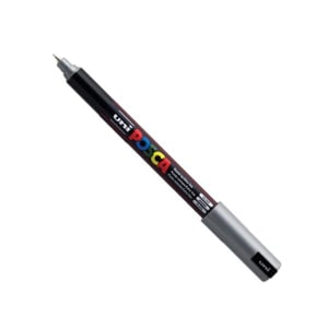 Afbeelding van POSCA PC-1MR verfmarker | zilver | ronde punt | 0,7 mm
