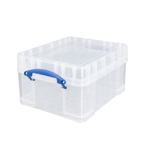 Afbeelding van Really Useful Box opbergdoos | polypropyleen | transparant | 18 liter XL