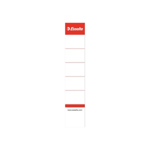 Afbeelding van Esselte 81081 rugetiketten | karton | wit | 100 stuks