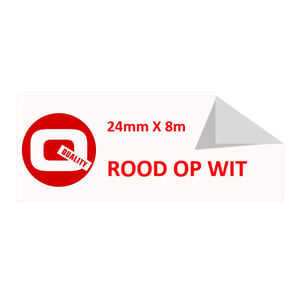 Afbeelding van Brother TZe-252 tape rood op wit 24mm x 8m (huismerk)