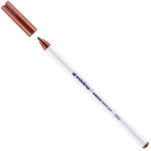 Afbeelding van Edding 4600 textielmarker | bruin | ronde punt | 1 mm