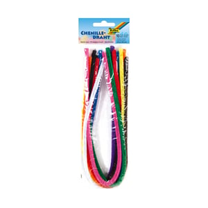 Afbeelding van Folia chenilledraad | diverse kleuren | 10 stuks