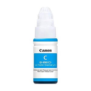 Afbeelding van Canon GI-490C inktfles cyaan (origineel)