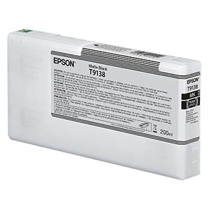 Afbeelding van Epson T9138 inktcartridge mat zwart (origineel)