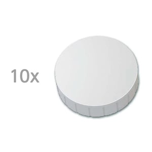Afbeelding van Maul magneten | wit | 15 mm | 10 stuks