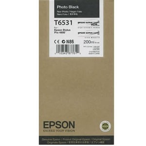 Afbeelding van Epson T6531 inktcartridge foto zwart (origineel)