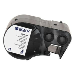 Afbeelding van Brady M5-84-499 nylonweefsel labels zwart op wit | 12,7 mm x 22,86 mm (origineel)