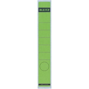 Afbeelding van Leitz 1648 rugetiketten | groen | zelfklevend | smal | 39 mm x 285 mm | 10 etiketten