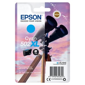 Afbeelding van Epson 502XL inktcartridge cyaan hoge capaciteit (origineel)